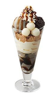 Black Sesame Mochi Parfait