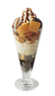 Black Sesame Warabimochi Parfait