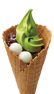 Matcha w Mochi&Red bean