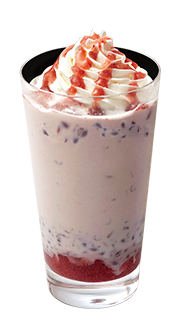 Red Bean Strawberry Latte
