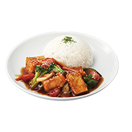 Tofu Teriyaki Stir-fry Plate