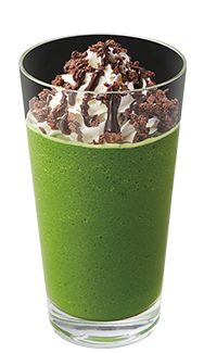 matcha chocolate crunch frappe