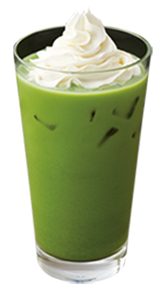 matcha cream latte