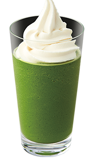matcha soft serve frappe